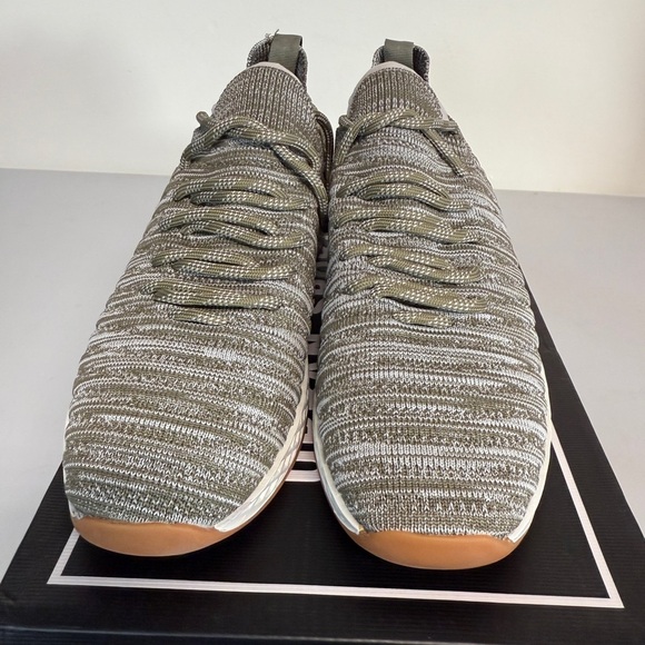 Urban Sport By J Slides Women’s Khaki 2 Tone Knit Slip On Size 9.5 - Picture 4 of 7